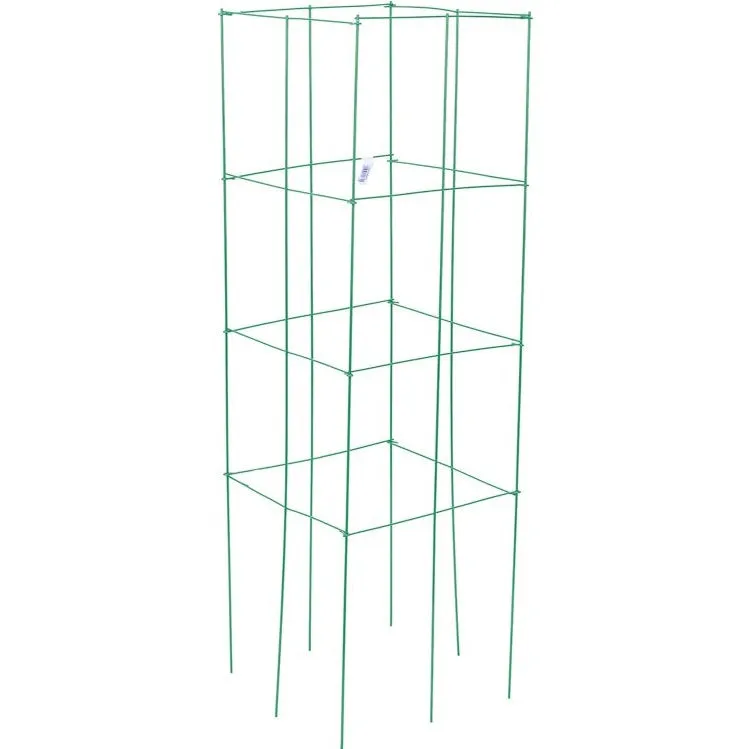 4-Panel Heavy Duty Tomato Tower Cage, Green