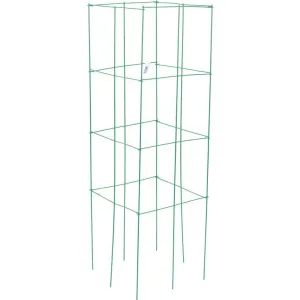 4-Panel Heavy Duty Tomato Tower Cage, Green