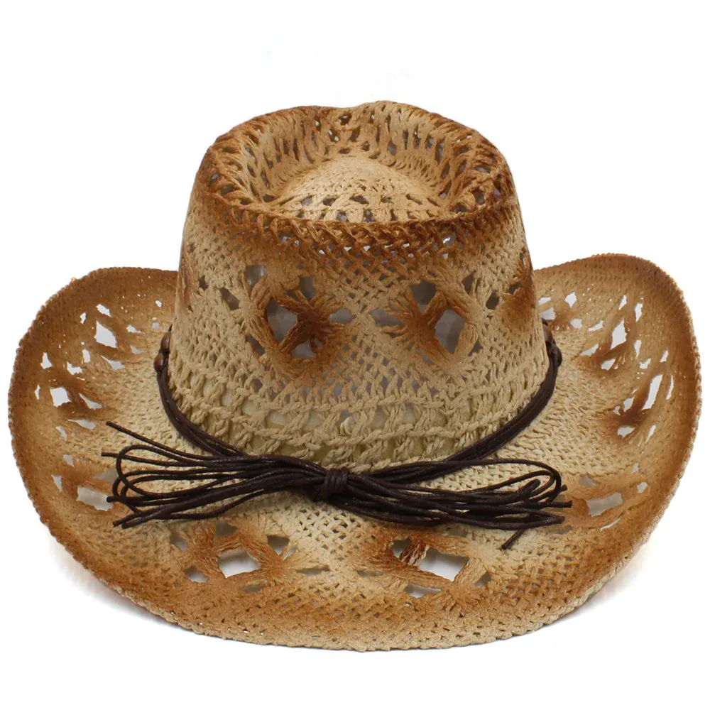 Adventure-Ready Straw Cowboy Hat