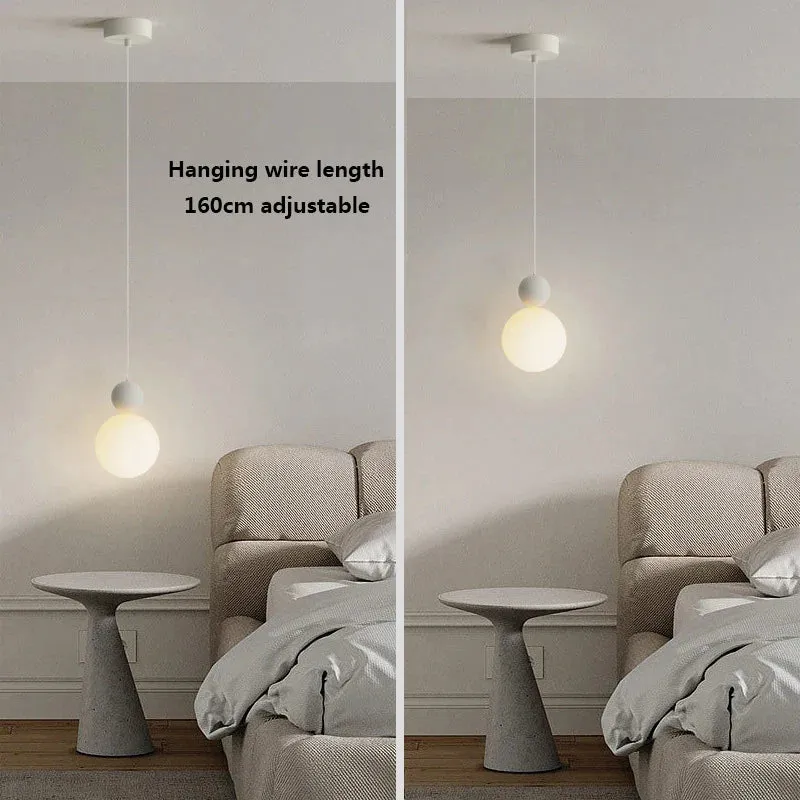 Alana - Modern Minimalist LED Hanging Double Ball Pendant Ceiling Light