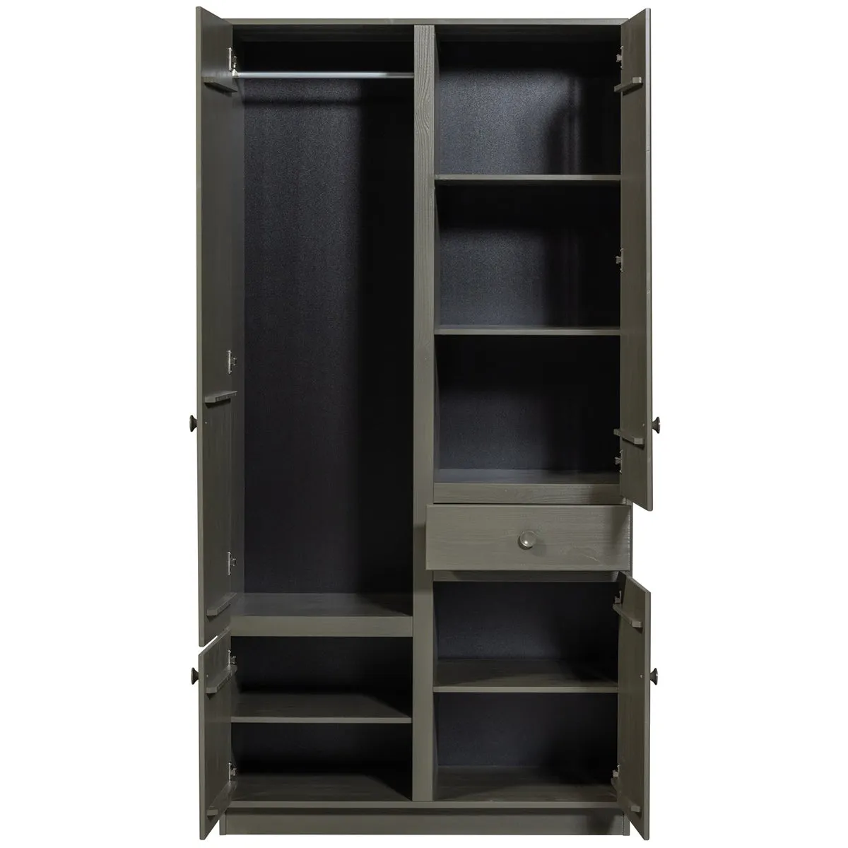 Alfie Forest Pine Wood 2 Doors Wardrobe