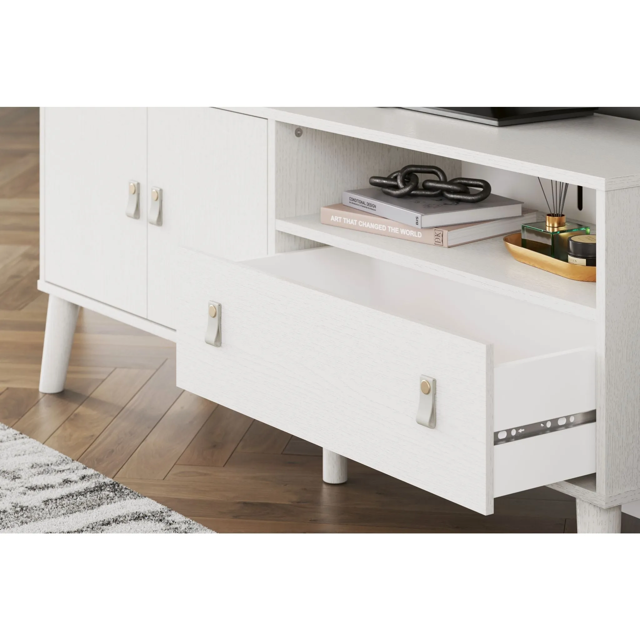 Aprilyn TV Stand - White