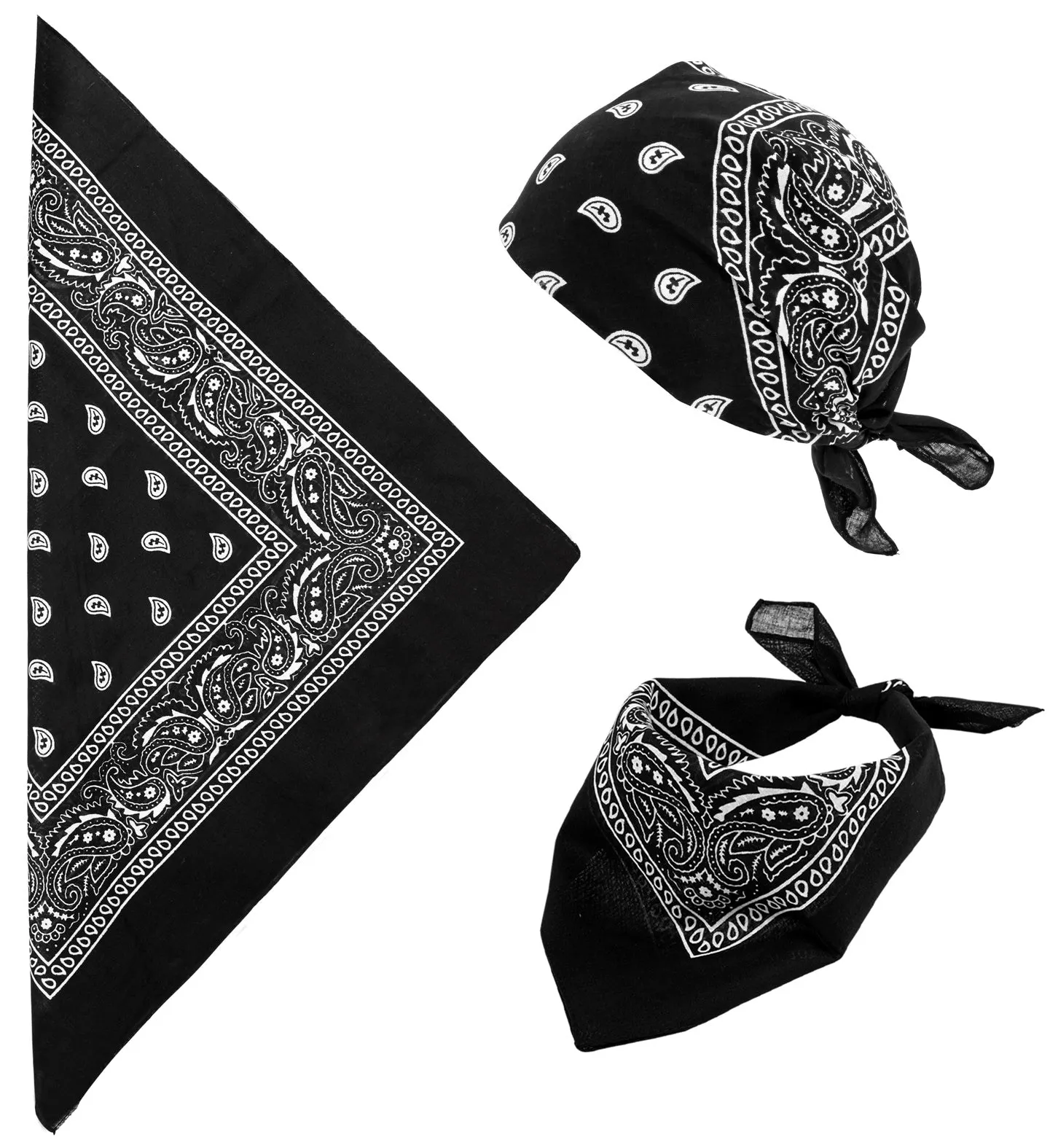 Black Cowboy Bandana