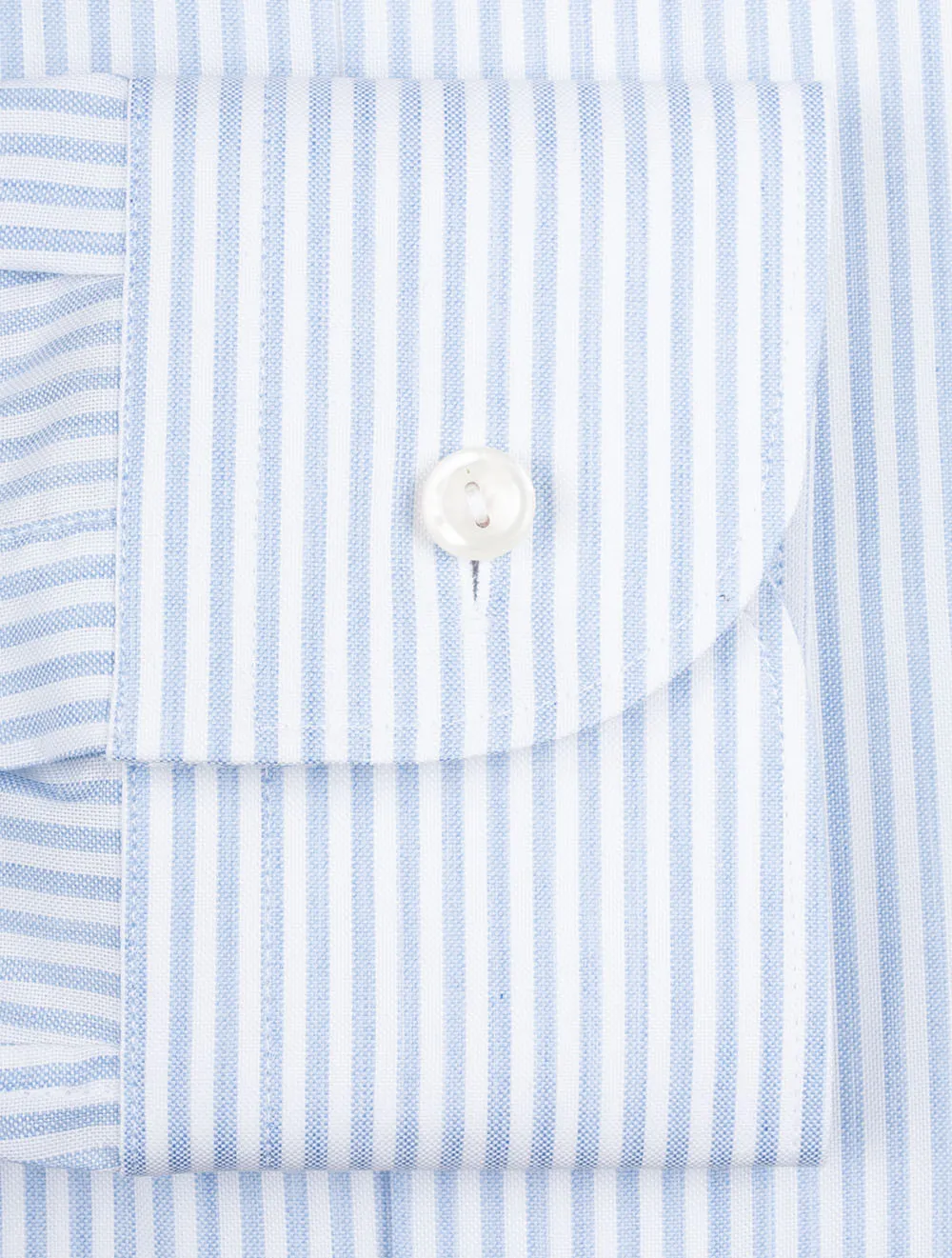 Blue Stripe Buttondown Slim Fit Shirt