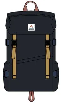 Boondocker Recycled 26L Backpack - Black/Multi