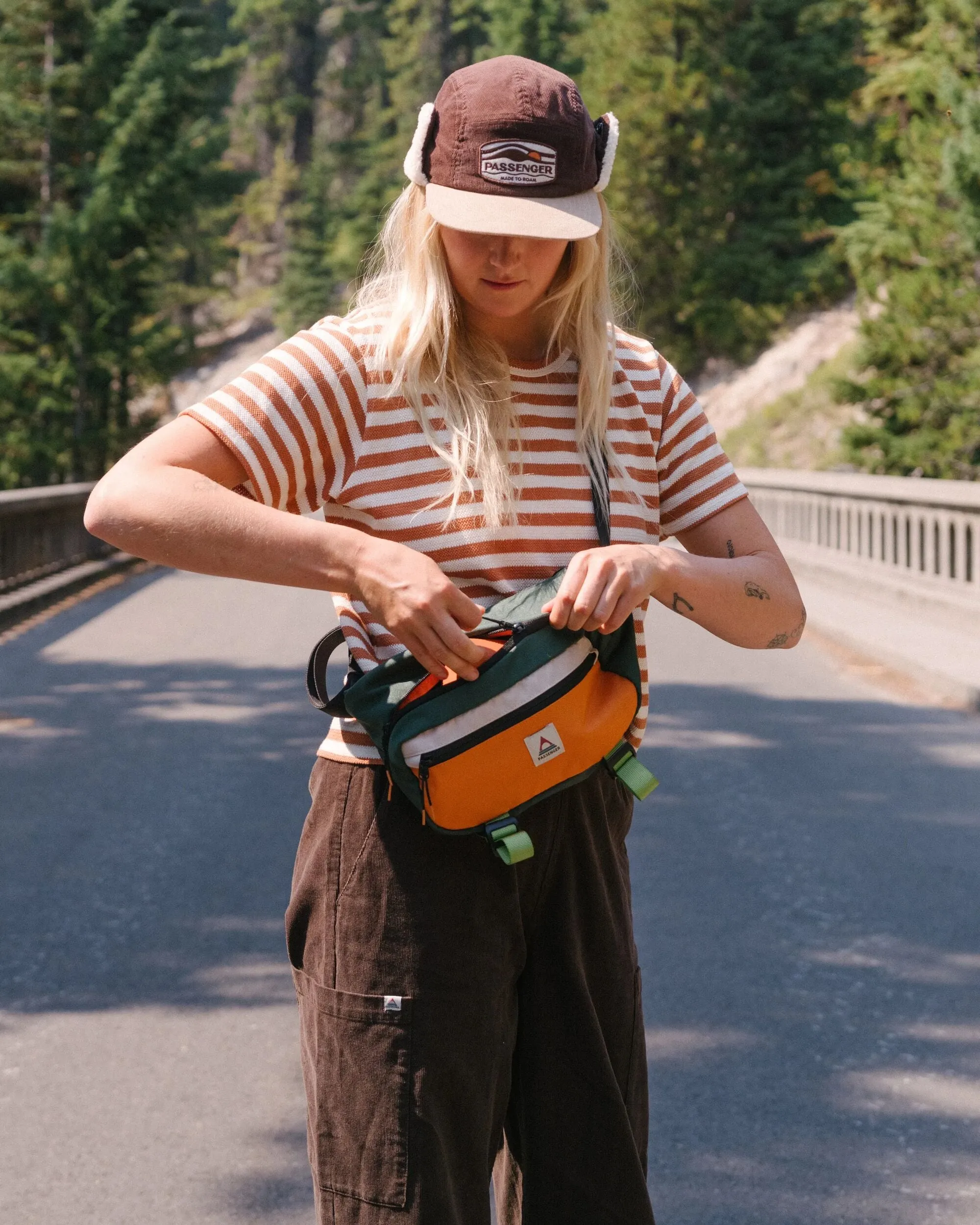 Boondocker Recycled Hip Pack - Rain Forest Orange Multi