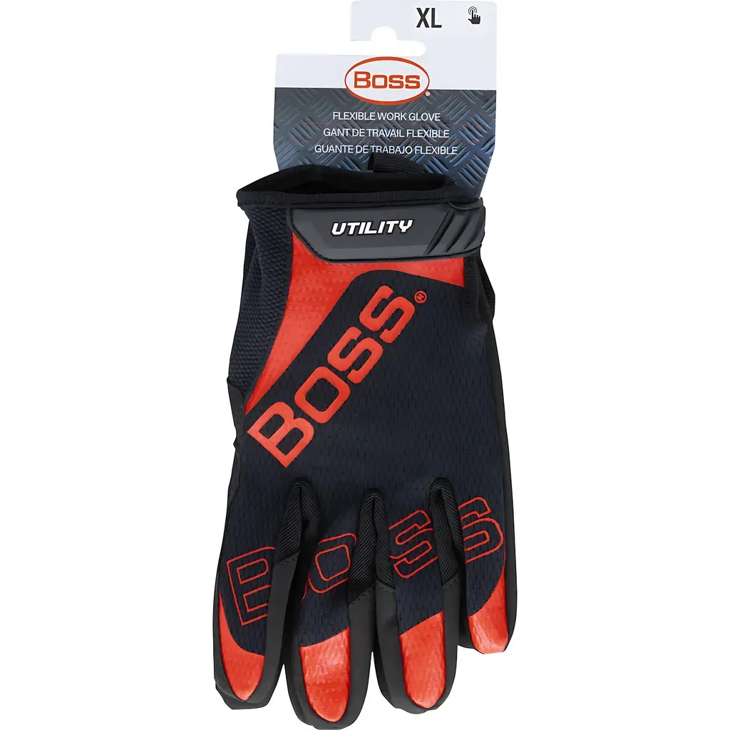 Boss 120-MU1210T/XL Synthetic Microfiber Palm with Mesh Fabric Back