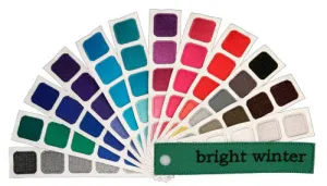 Bright Winter Color Swatch Book