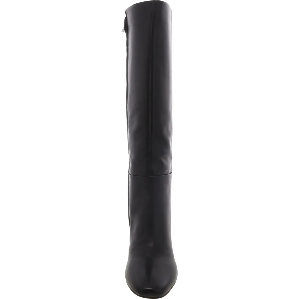Calvin Klein Womens Arista Leather Block Heel Knee-High Boots