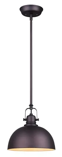 CANARM LTD. IPL222B01ORB Polo 1 Light, Oil Rubbed Bronze Finish Pendant