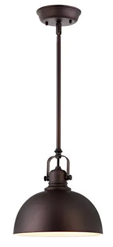 CANARM LTD. IPL222B01ORB Polo 1 Light, Oil Rubbed Bronze Finish Pendant