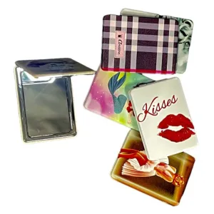 Compact PU Mirror - 6cm x 8.5cm