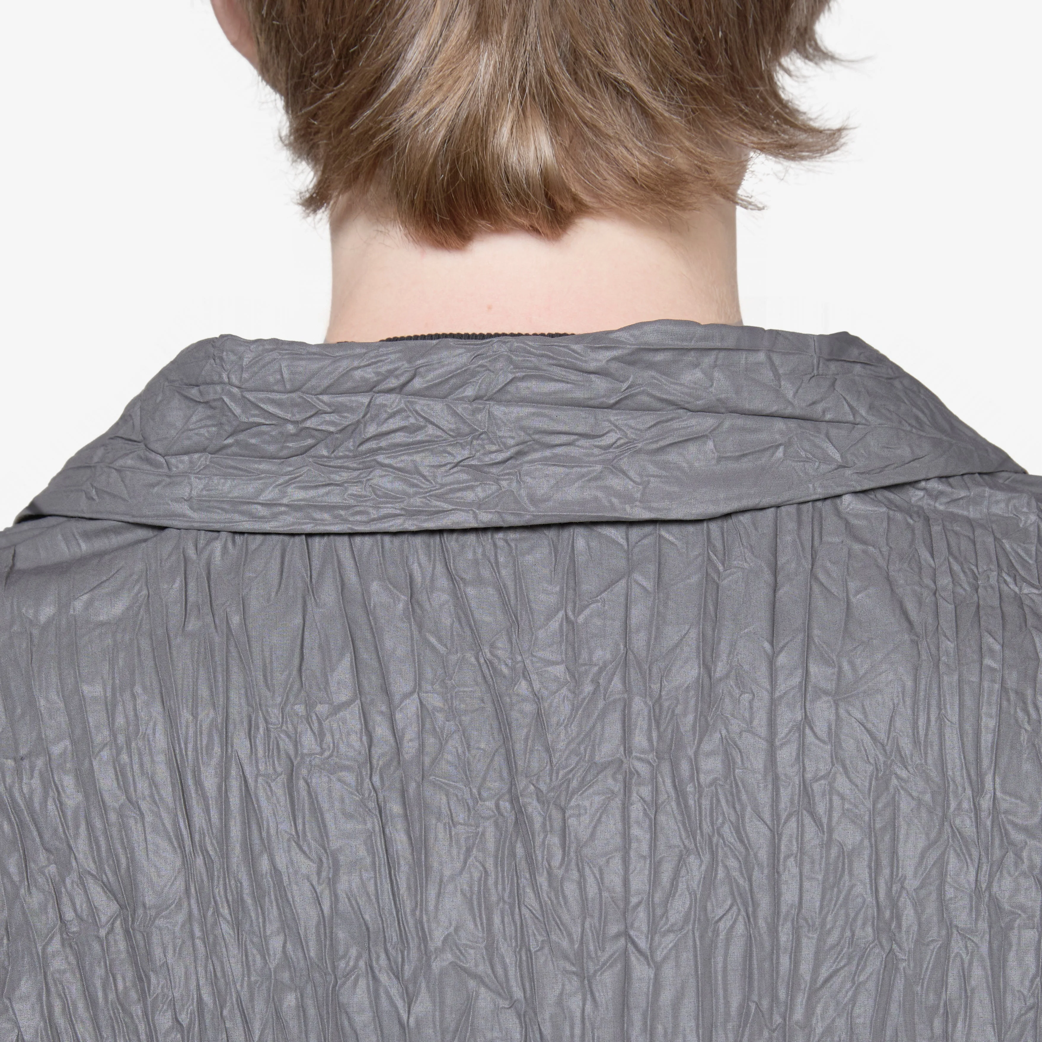 Crinkle Blazer Graphite
