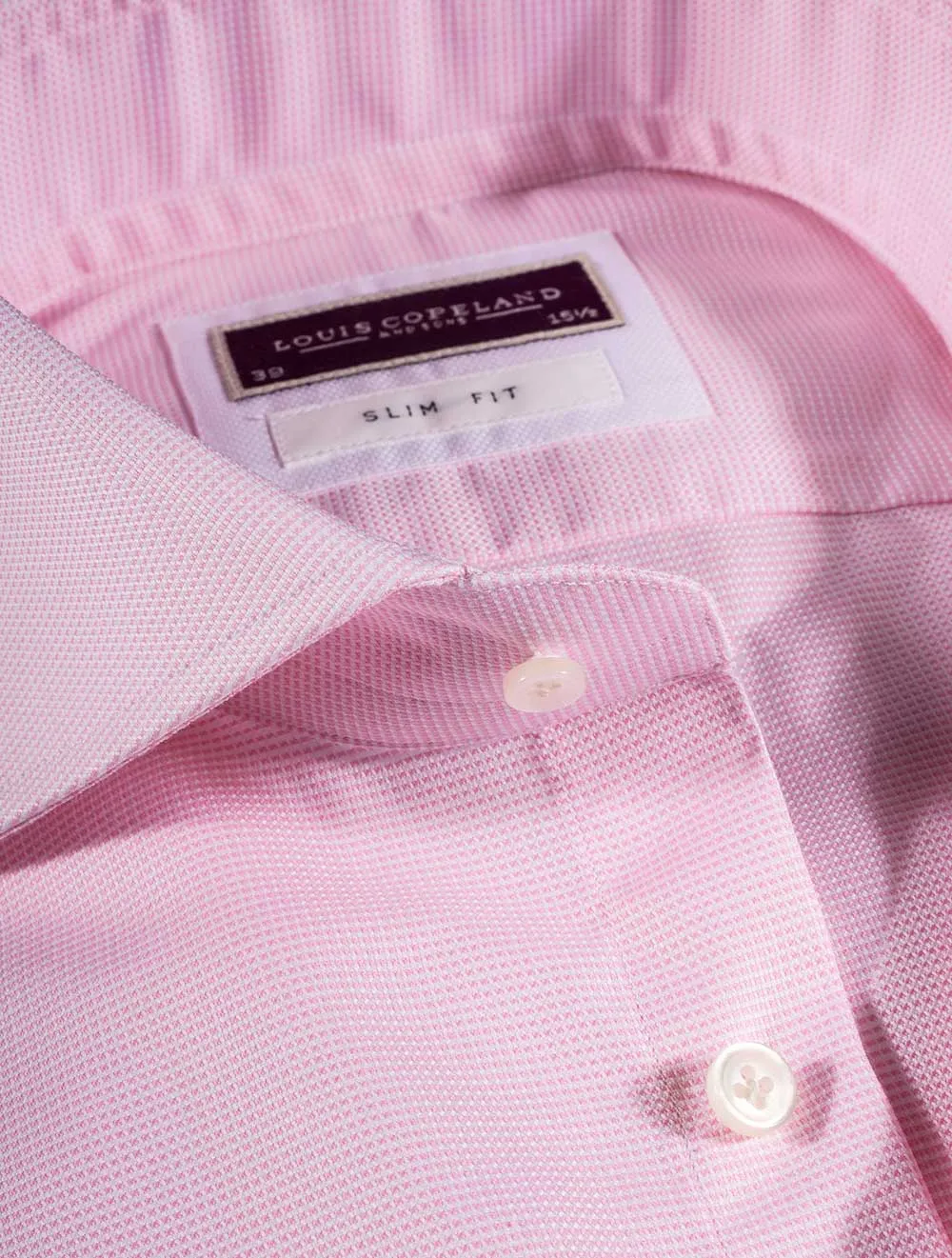 Deel Thomas Mason Nailhead Slim Fit Shirt Pink