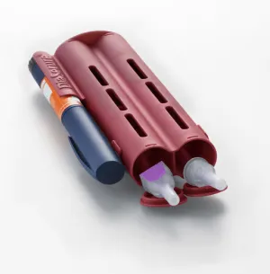 DiaSecure® Diabetic Management System (Pack of 1 - Red) | Featured in 2020 Diabetes Forecast Guide