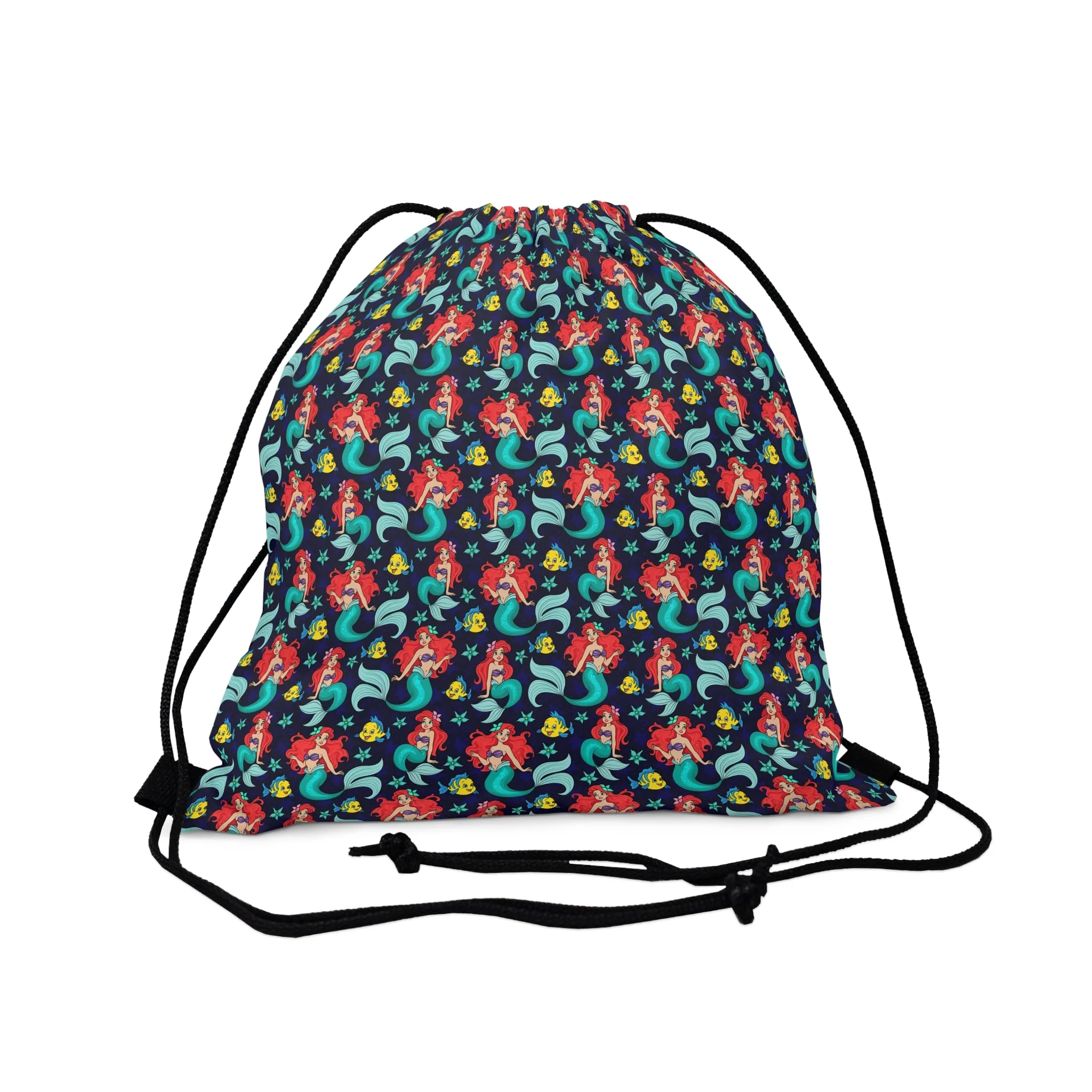 Disney Little Mermaid I Want To Be Where The People Are Drawstring Bag