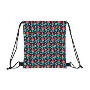 Disney Little Mermaid I Want To Be Where The People Are Drawstring Bag
