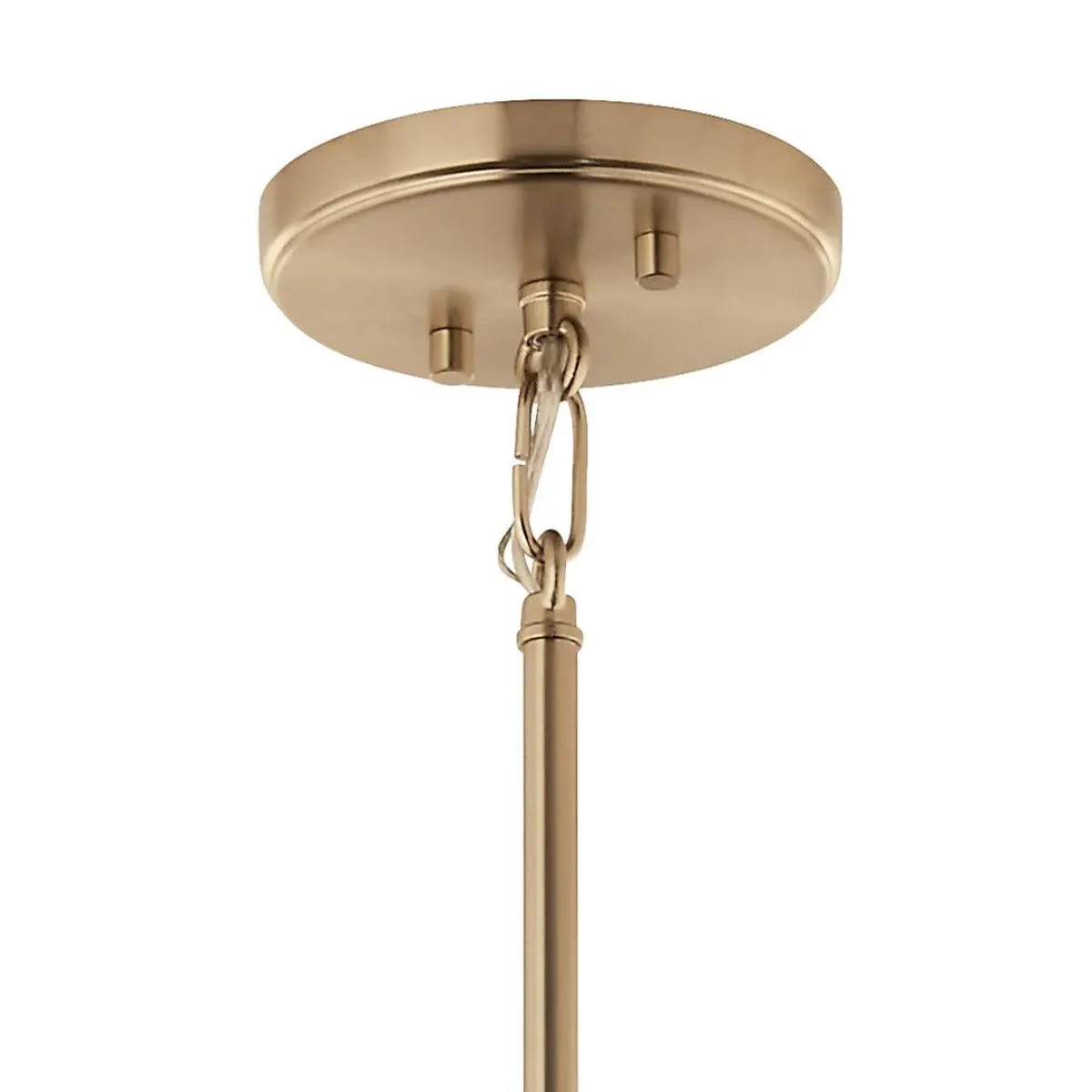 Eisley 30" 4-Light Pendant Light, Black and Champagne Bronze Finish