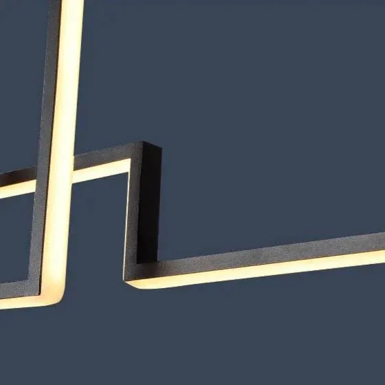 Elysia - Long Thin Modern Hanging LED Chandelier