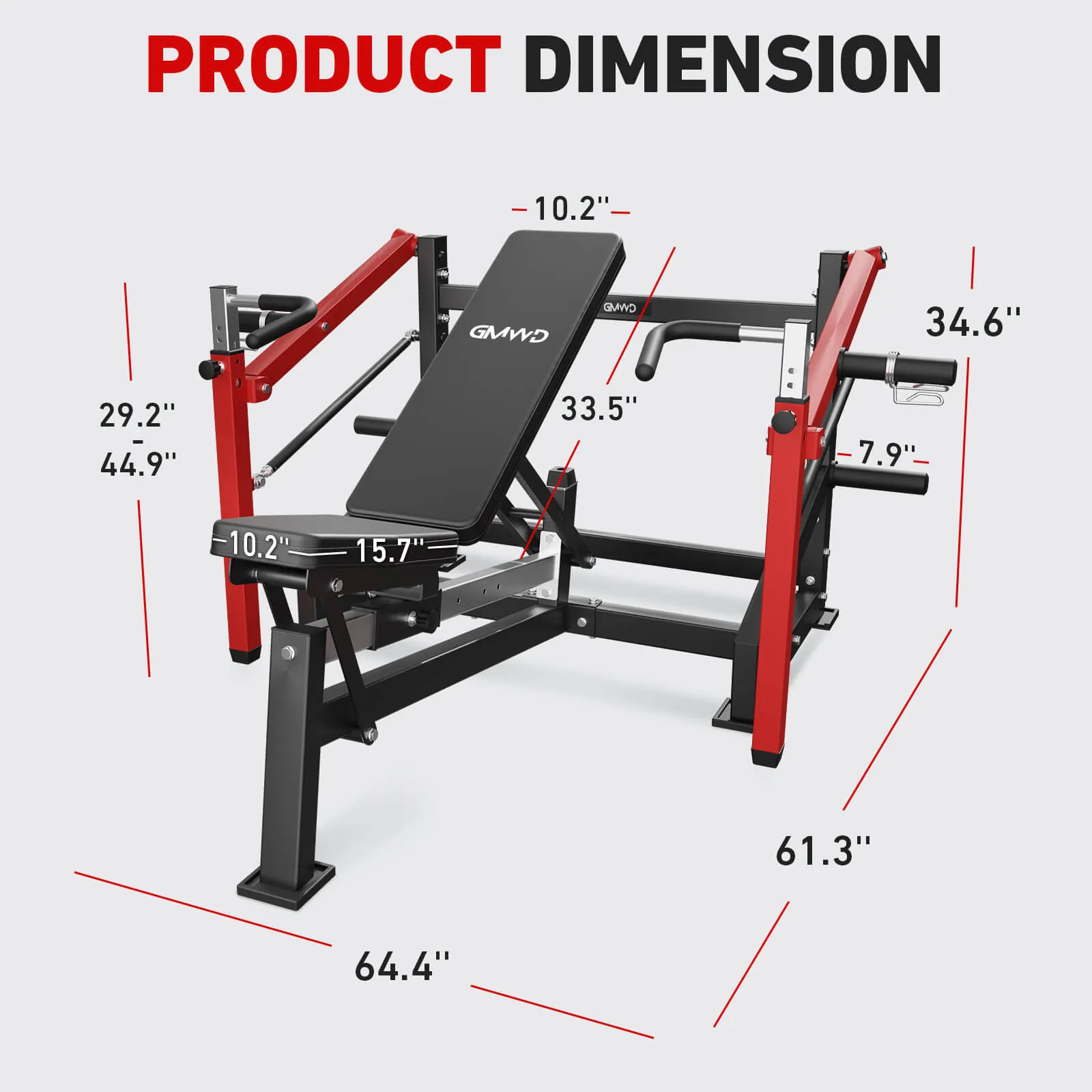 Flat/ Incline Chest Press &Shoulder Press Machine CP01