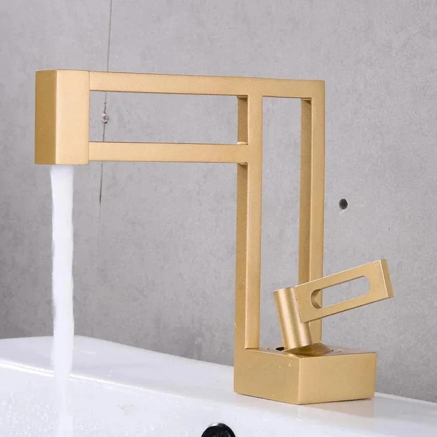 Genevieve - Industrial Single Handle Bathroom Mixer Basin Tap