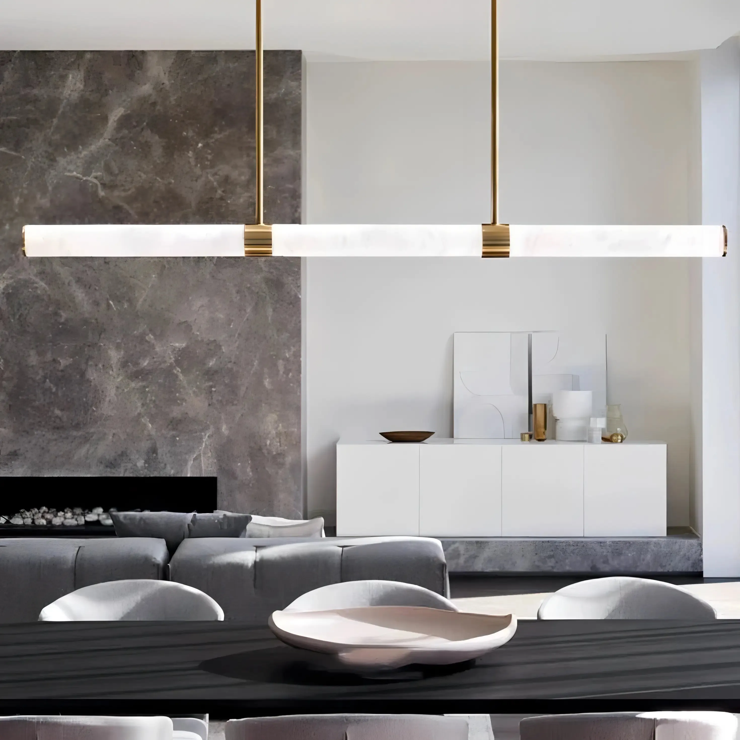 Kacy - Modern Minimalist Marble Bar Wall Light Ceiling Light
