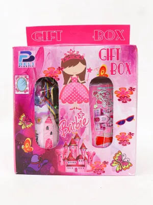 Kids Lunch Box & Water Bottle Barbie Gift Box 03