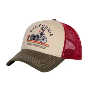 King Kerosin Ride Free Live Free Cap Off White / Green
