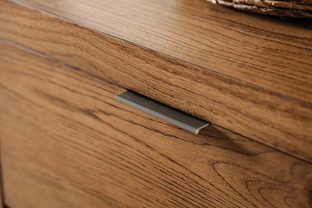 LEIRVIK Chest, Light Walnut