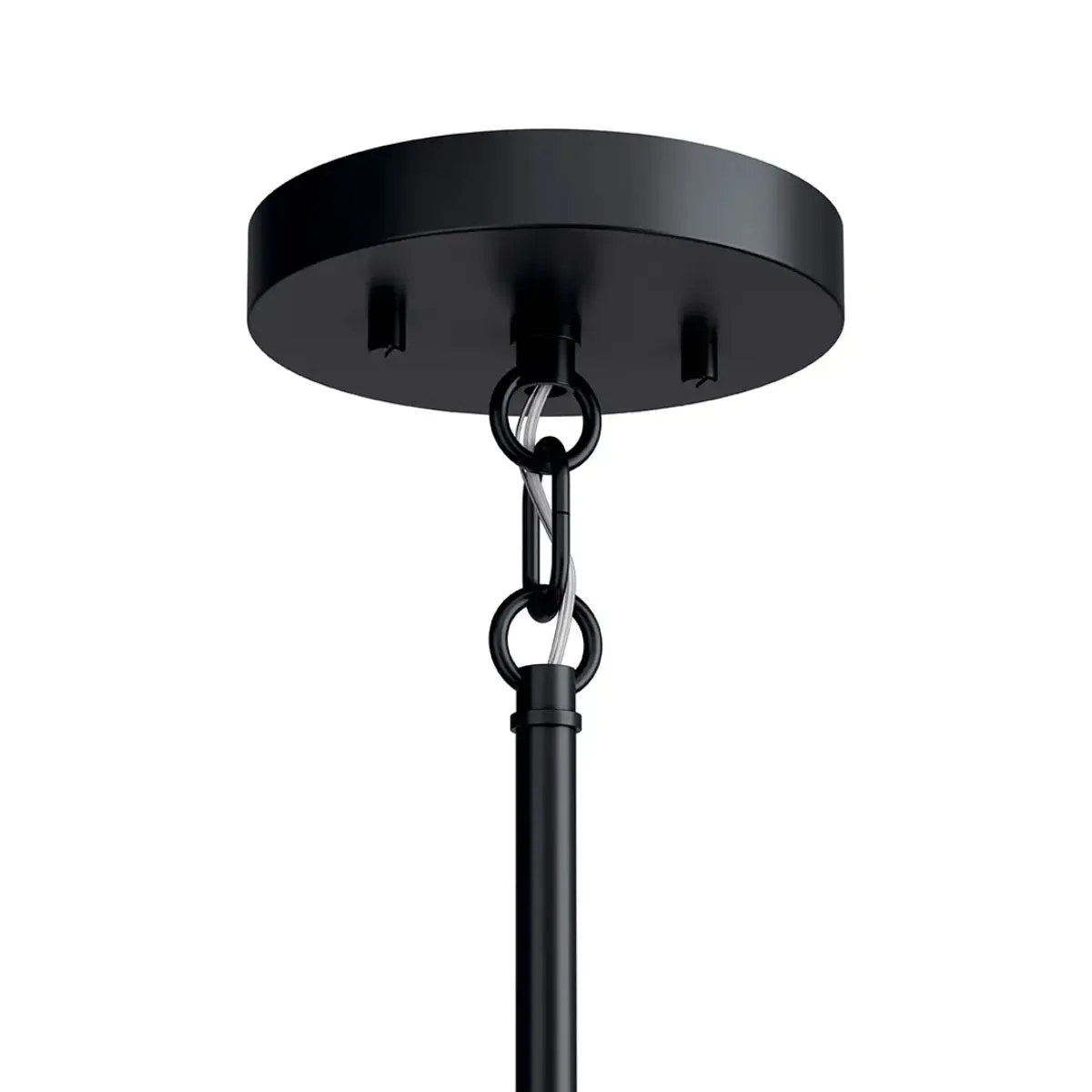 Madden 38" 6-Light Chandelier, Black Finish