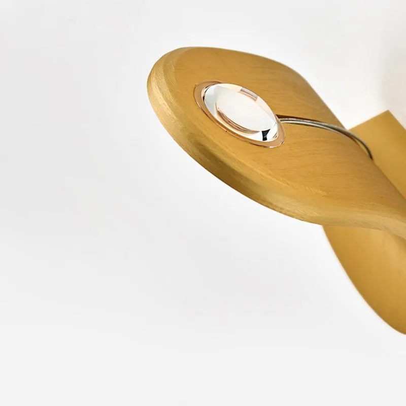 Maddox - Modern Curved Brushed Up LED Wall Light