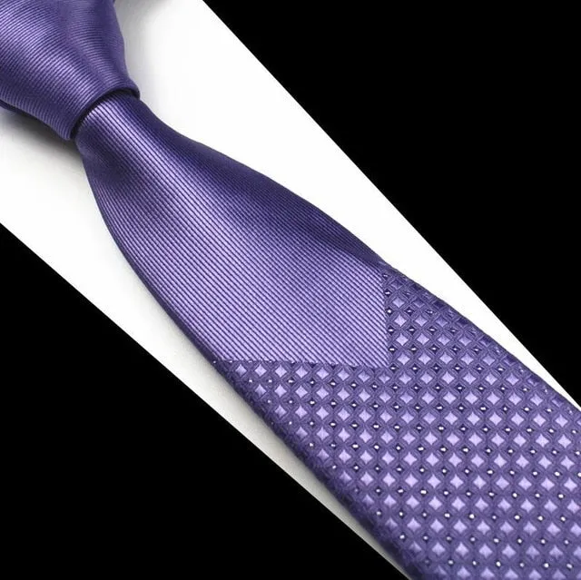 New Skinny Mens Luxury Floral Dot Neckties Hombre 6 cm Gravata Slim