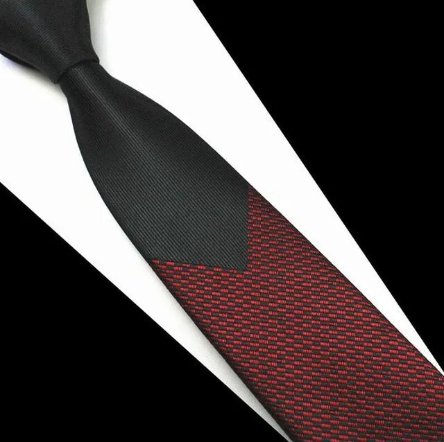 New Skinny Mens Luxury Floral Dot Neckties Hombre 6 cm Gravata Slim