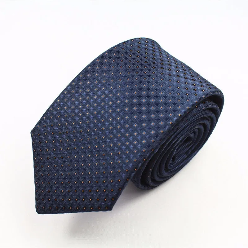 New Skinny Mens Luxury Floral Dot Neckties Hombre 6 cm Gravata Slim