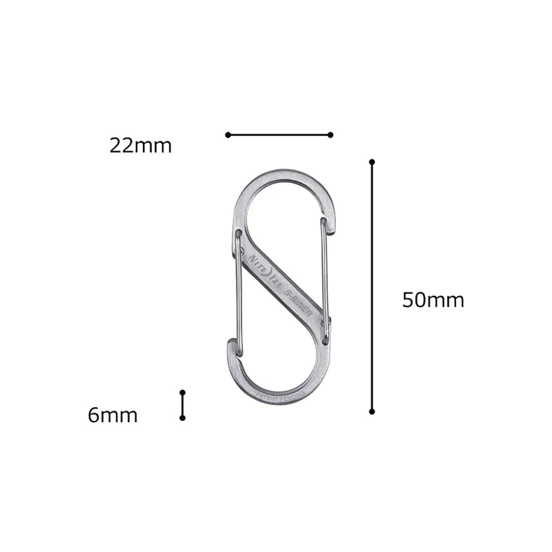 Nite Ize S-Biner Stainless Steel Dual Carabiner