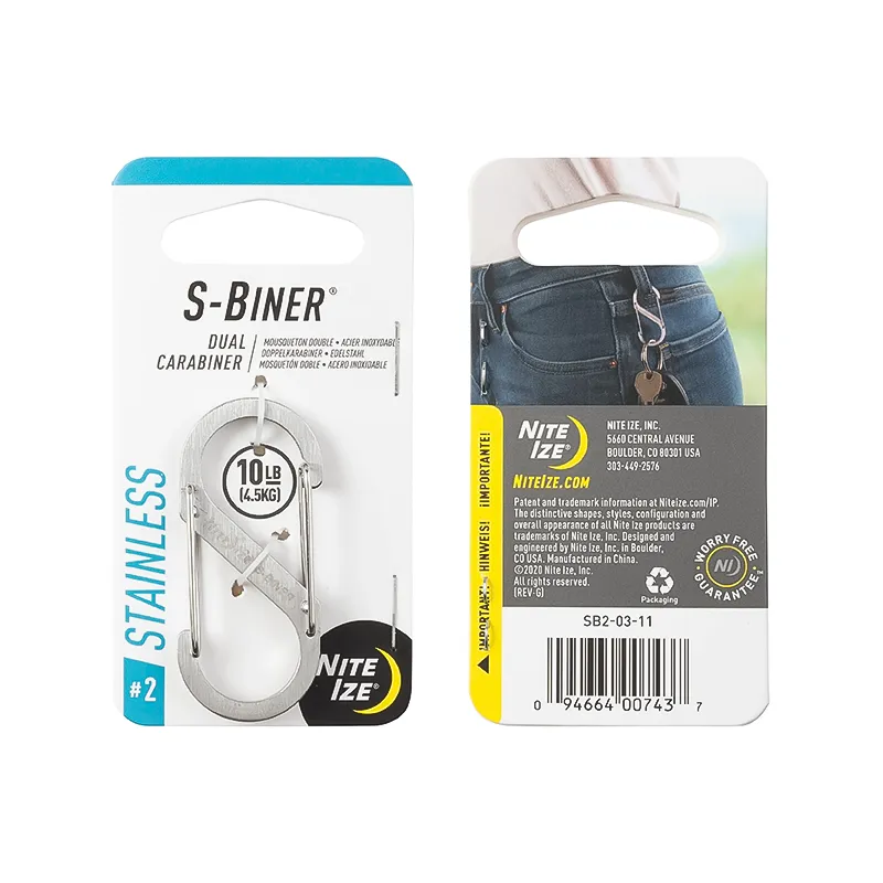 Nite Ize S-Biner Stainless Steel Dual Carabiner