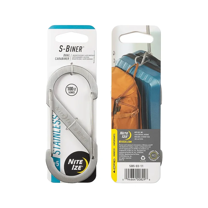 Nite Ize S-Biner Stainless Steel Dual Carabiner