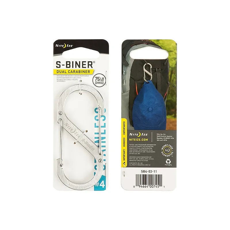Nite Ize S-Biner Stainless Steel Dual Carabiner