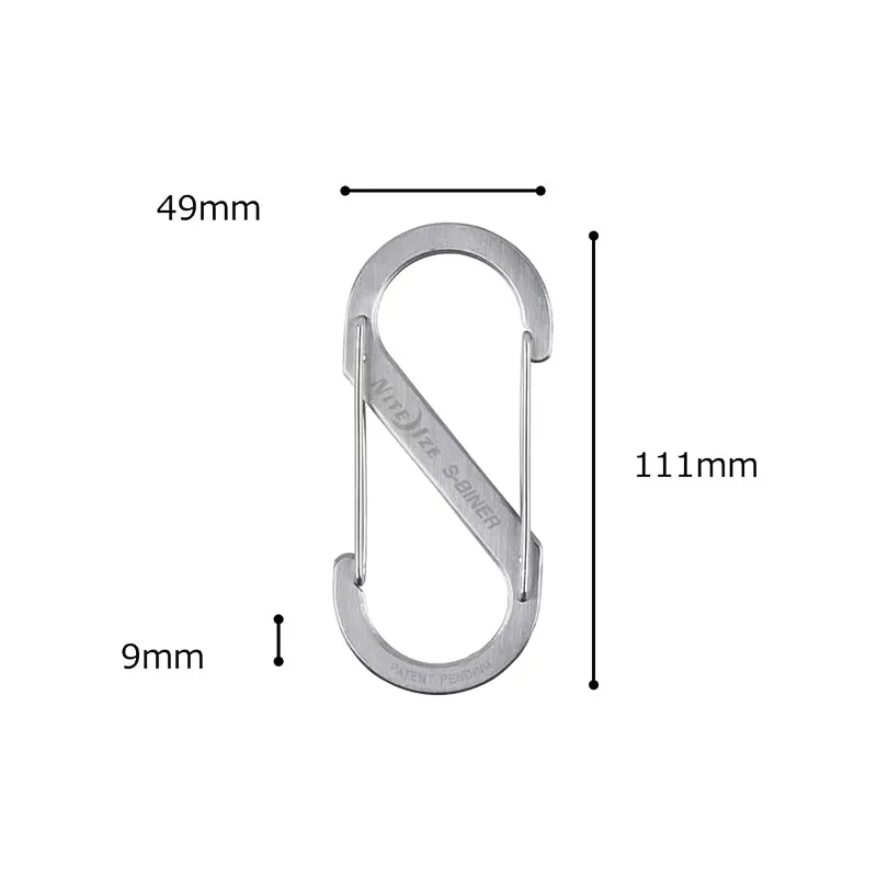 Nite Ize S-Biner Stainless Steel Dual Carabiner