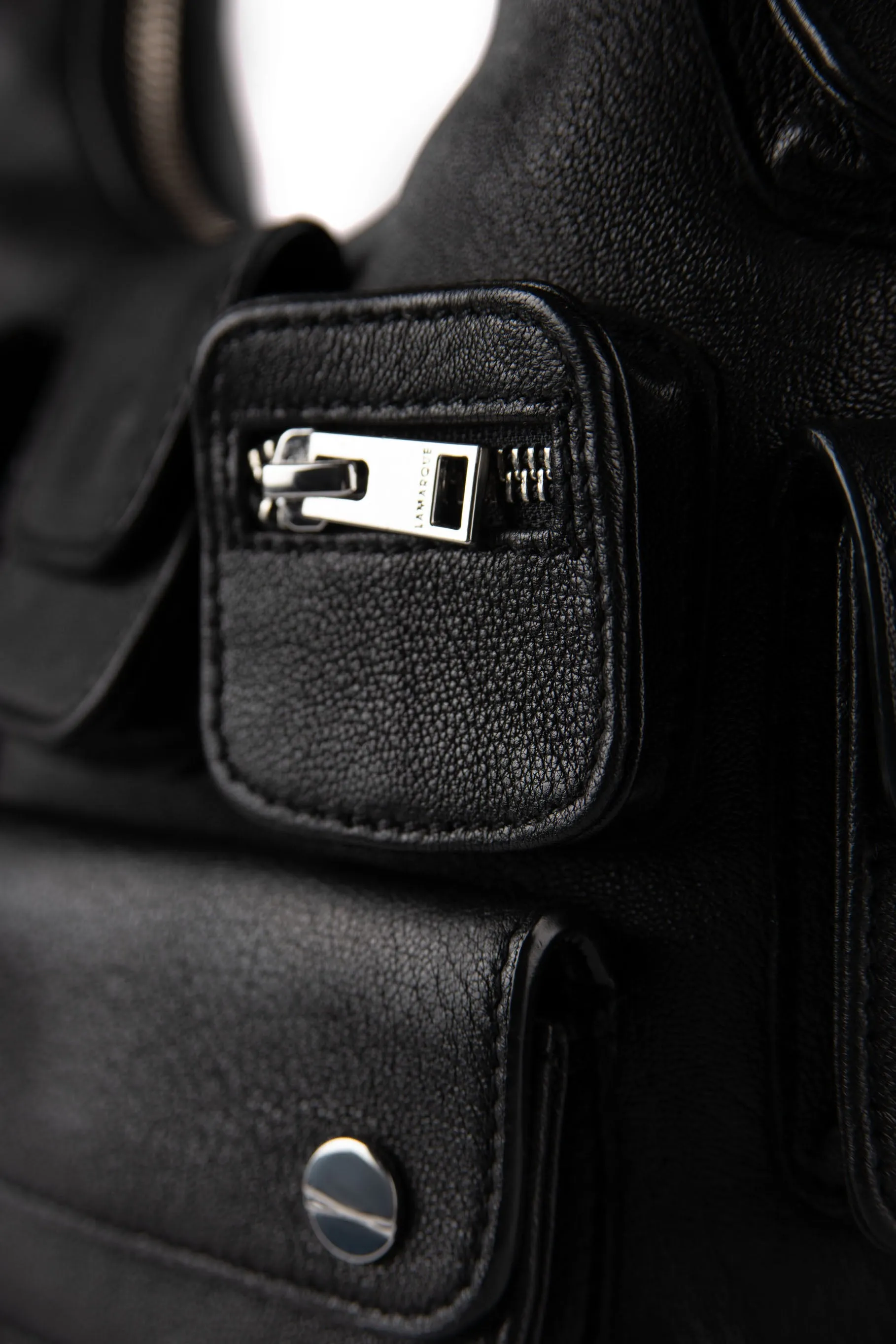 OLESIA | Mini Leather Cargo Bag