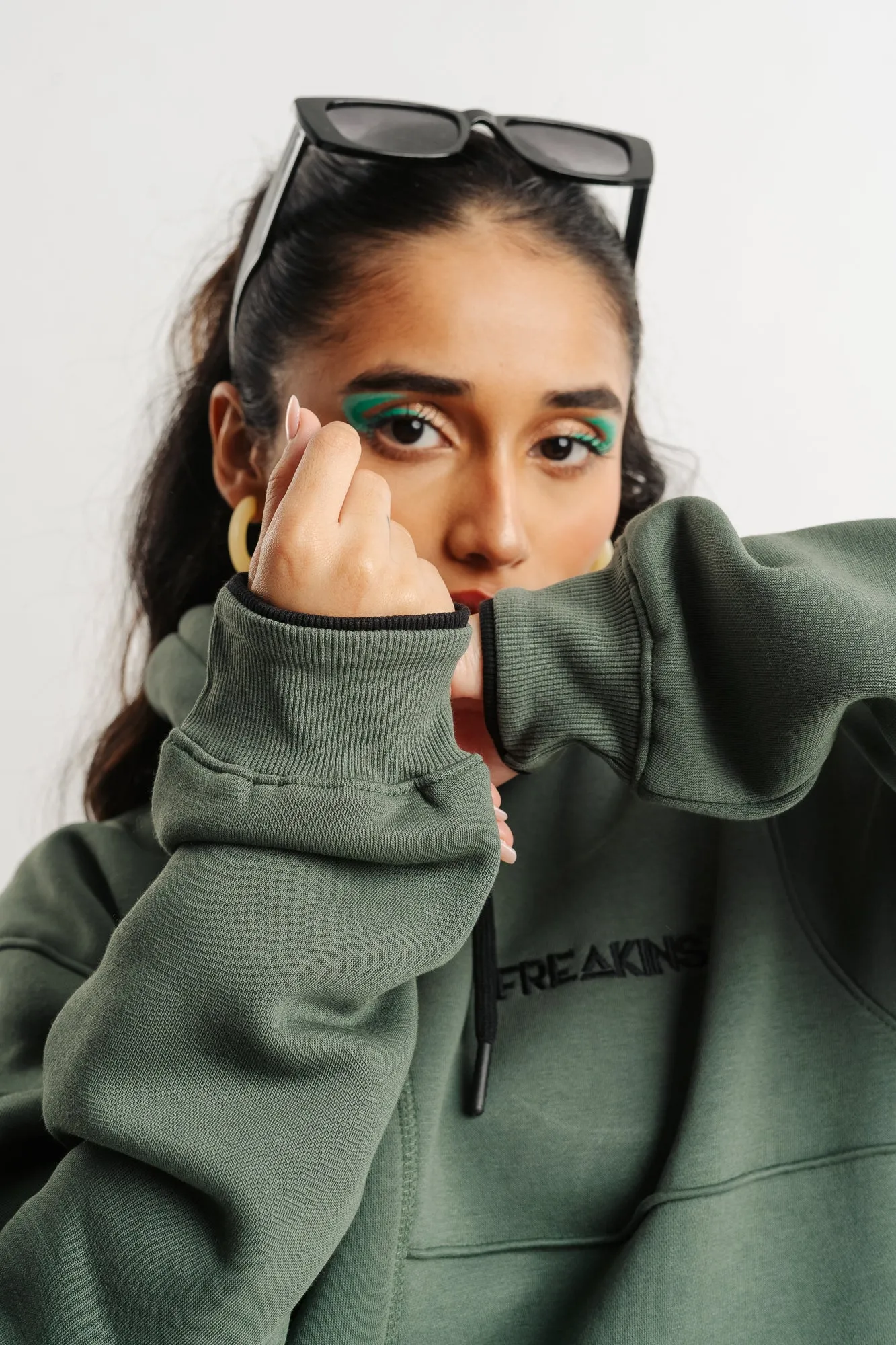 Pistachio Cut & Sew Hoodie
