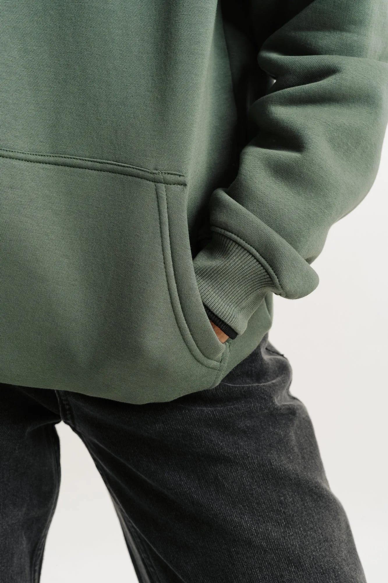 Pistachio Cut & Sew Hoodie