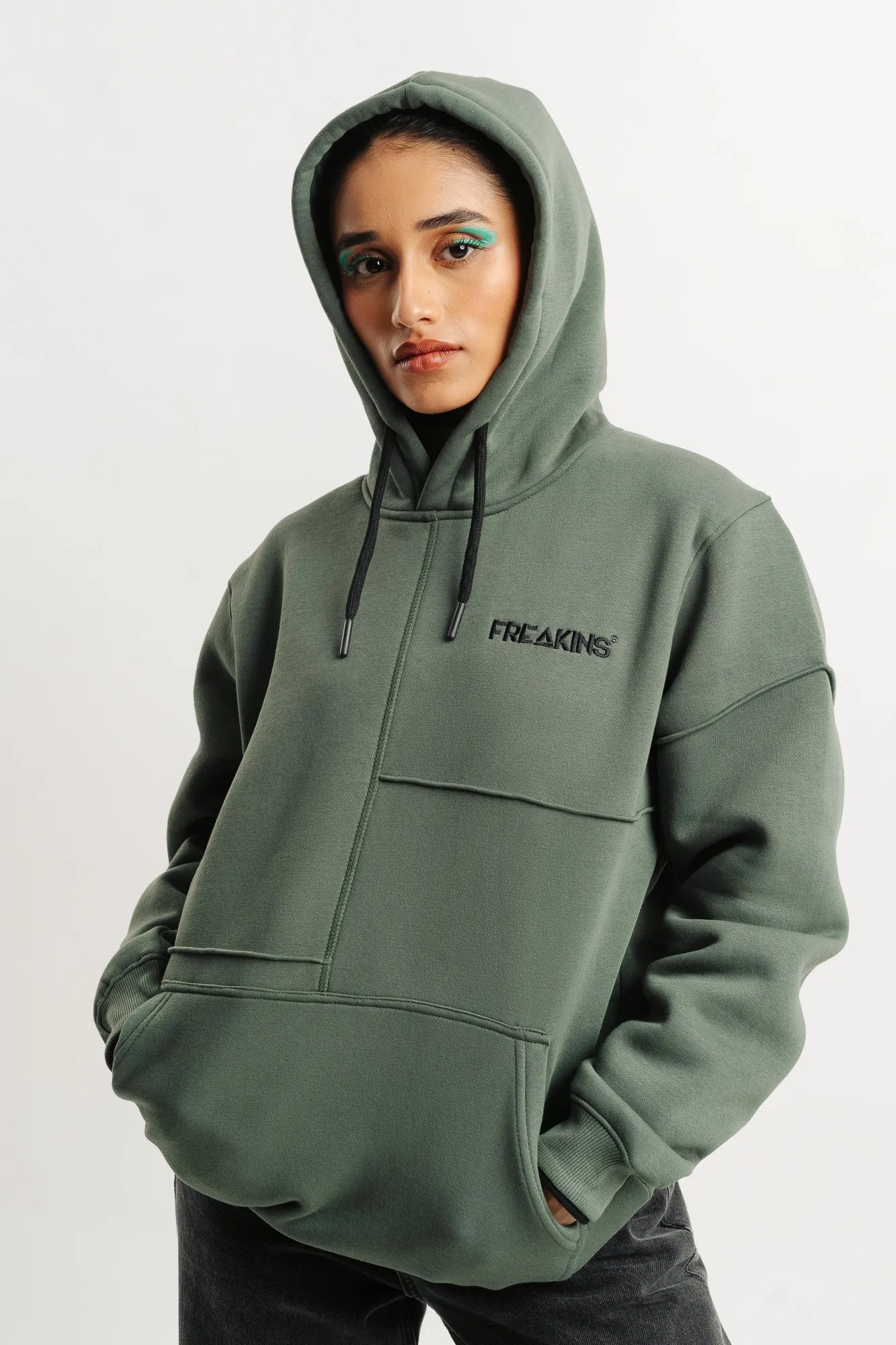 Pistachio Cut & Sew Hoodie
