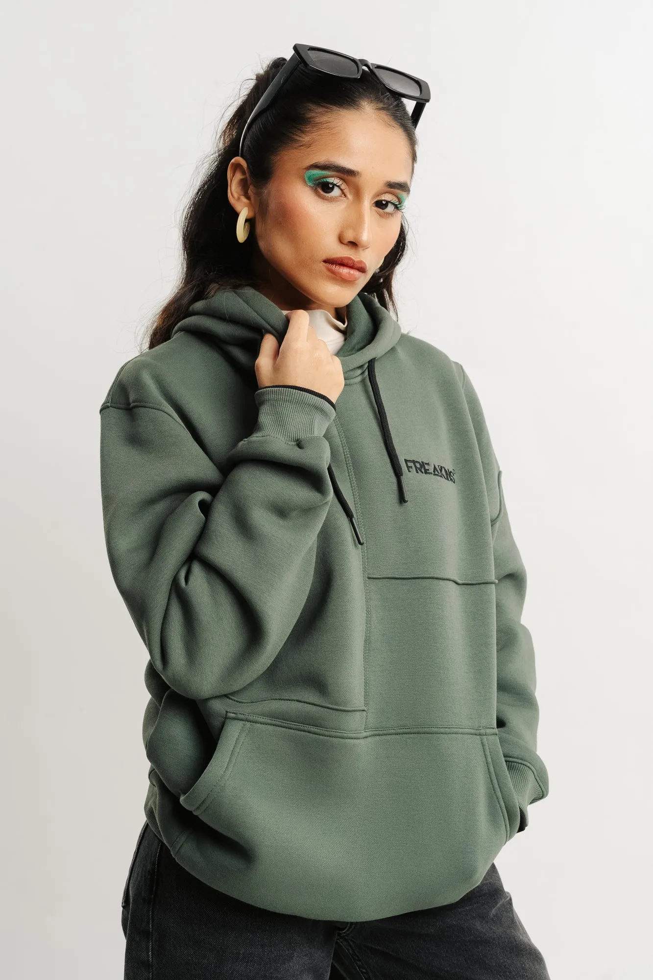 Pistachio Cut & Sew Hoodie