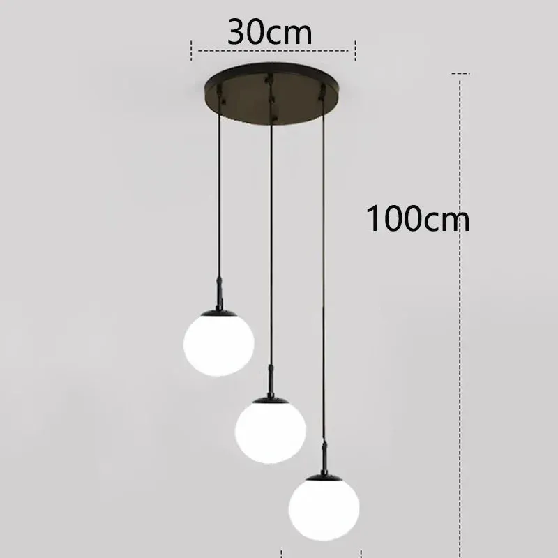 Polly - Modern Round Hanging LED Ball Ceiling Chandelier