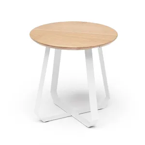 puik | shunan table high | white   natural - LC