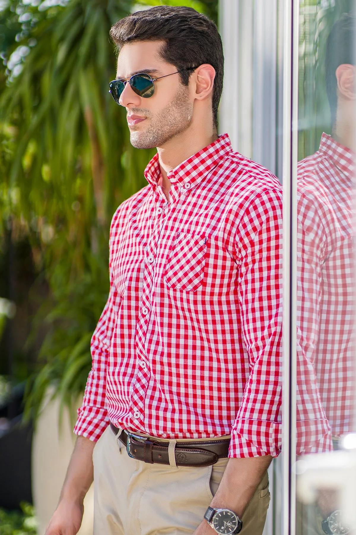 "NUBIA" Checkered Summer Casual Shirt