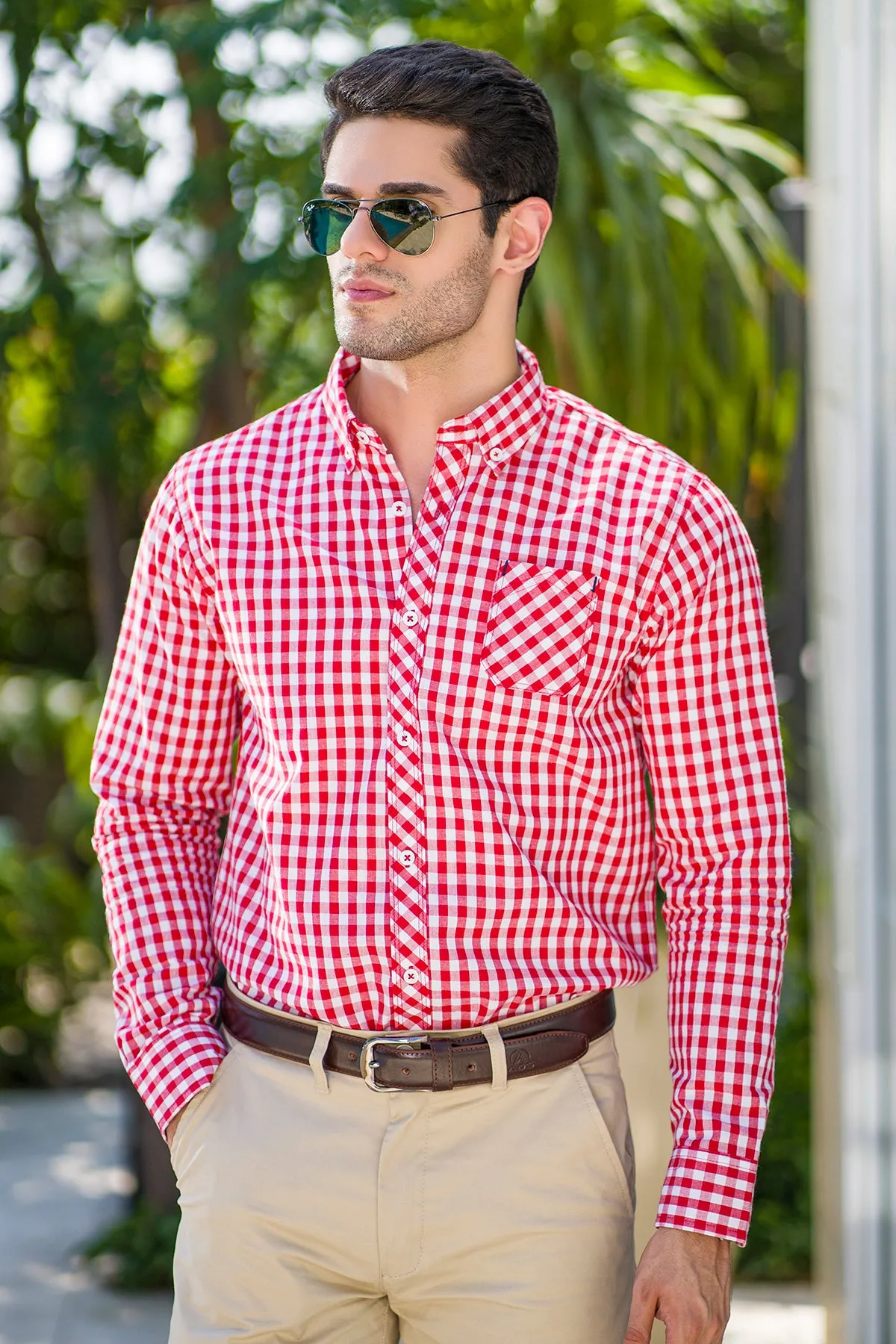 "NUBIA" Checkered Summer Casual Shirt