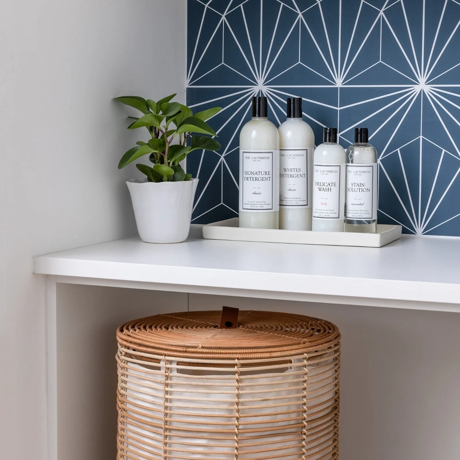 Rattan Hamper with Liner