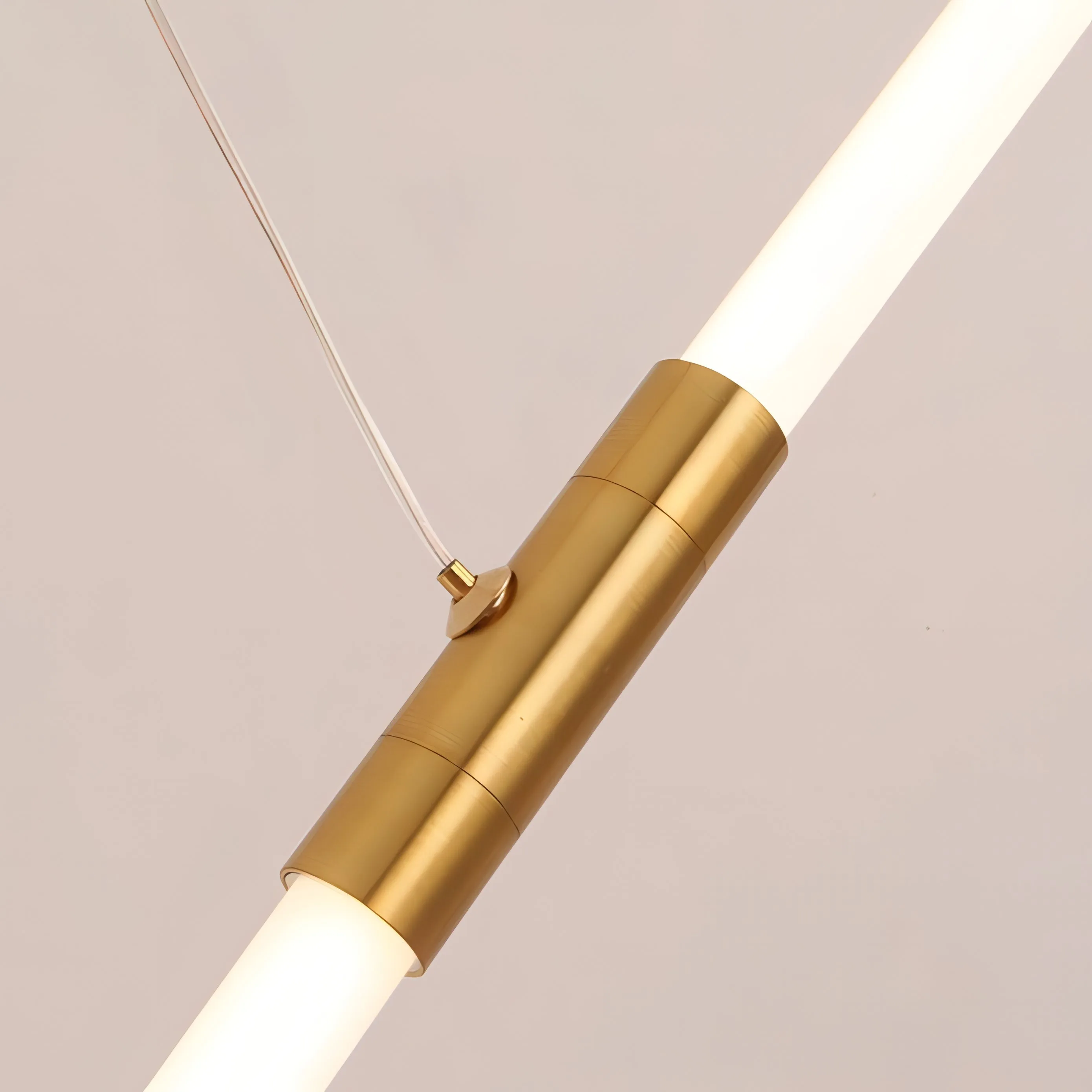 Reyna - Modern LED Gold Thin Round Ceiling Light Bar